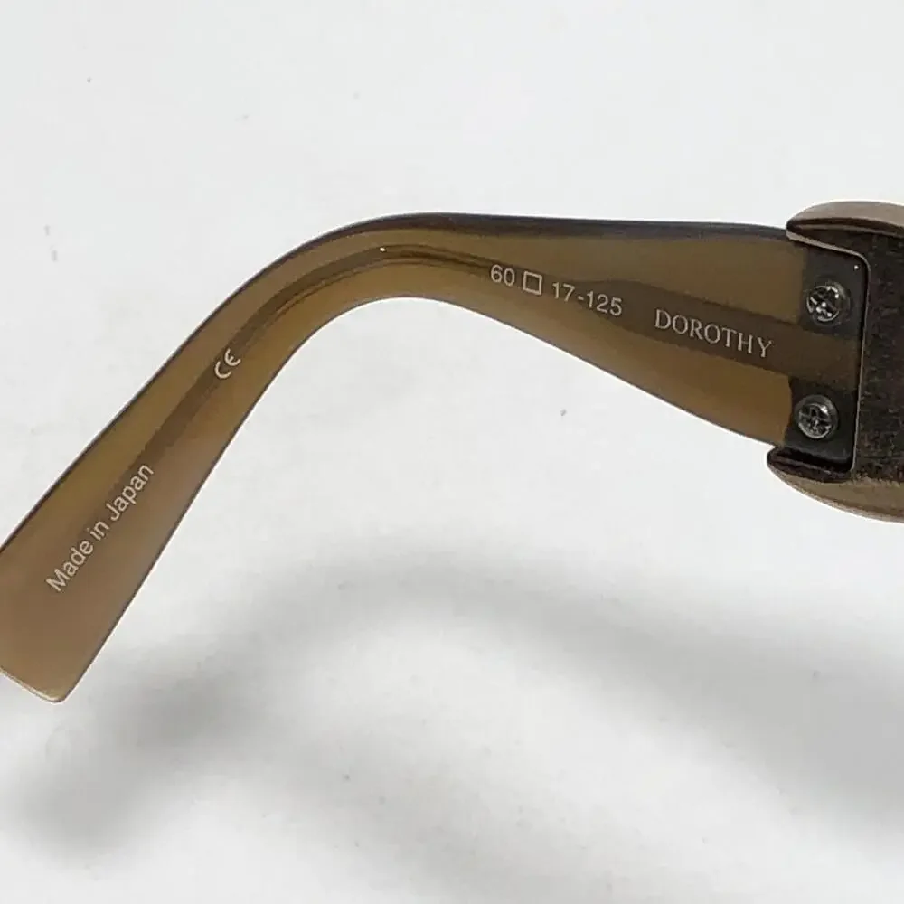 Badgely Mischka Women's Sunglasses Sable Dorothy Bow Side Brown Gradient w/ Case